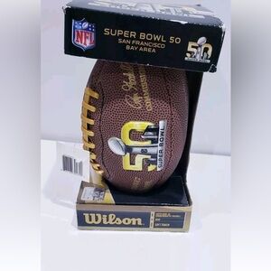 Wilson NFL Super Bowl 50 Commemorative Football League (Small Size)